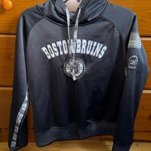 Boston Bruins military sweatshirt!